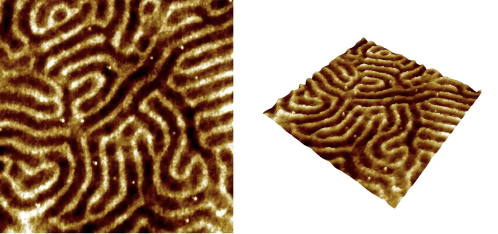 Block copolymer, resonant mode, 1 µm