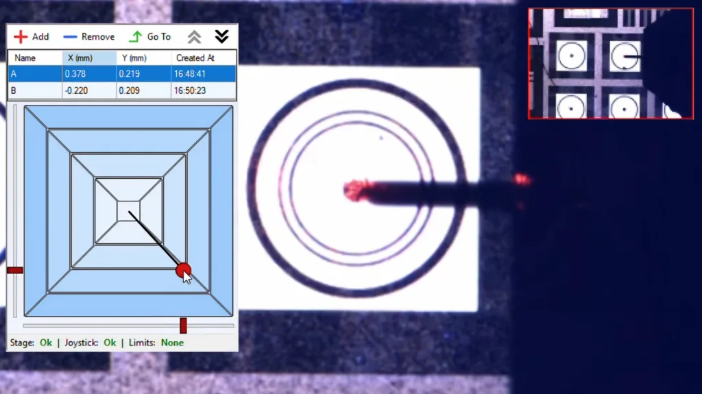 Nano-Observer II motorized stage software