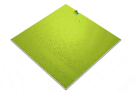 Resonant-mode topography video of PCL crystallization on cooling, 50 micron