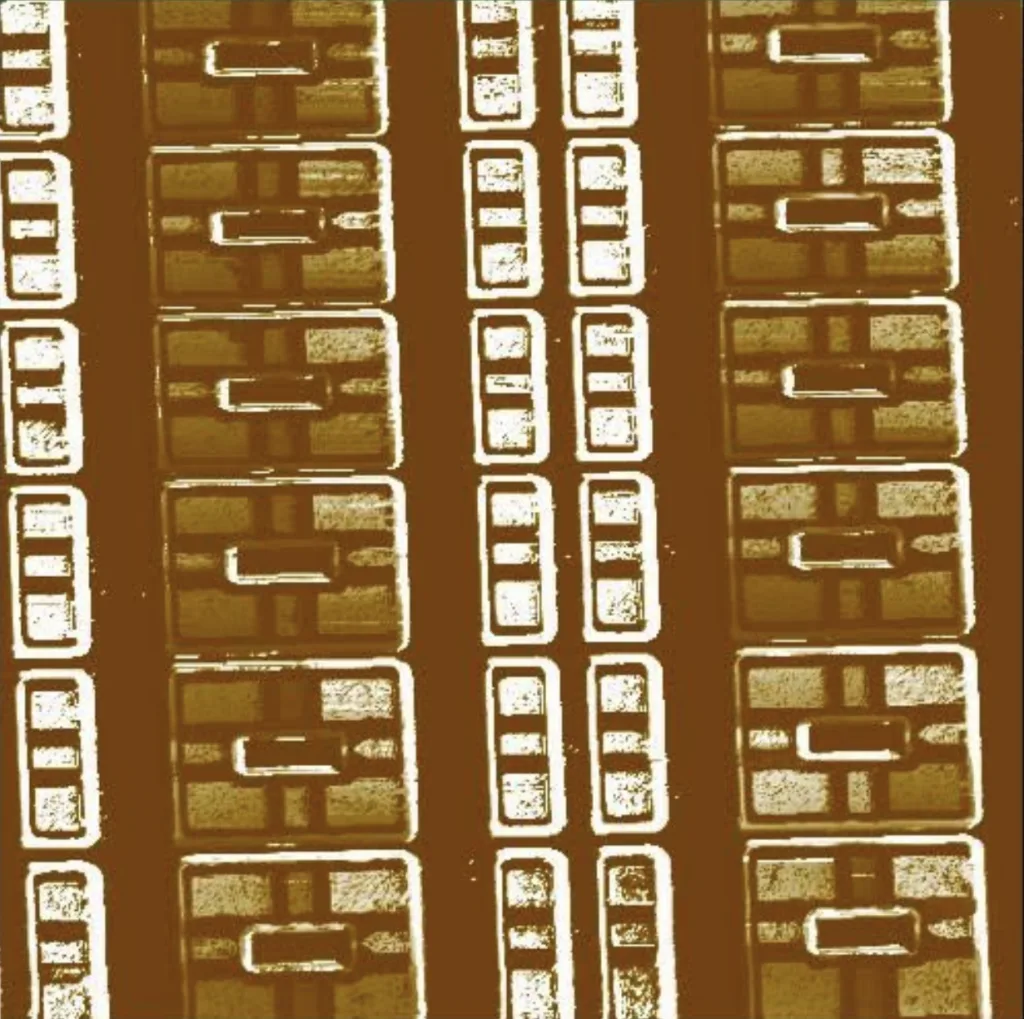 SRAM Image with C-AFM 50x50 micron scan size